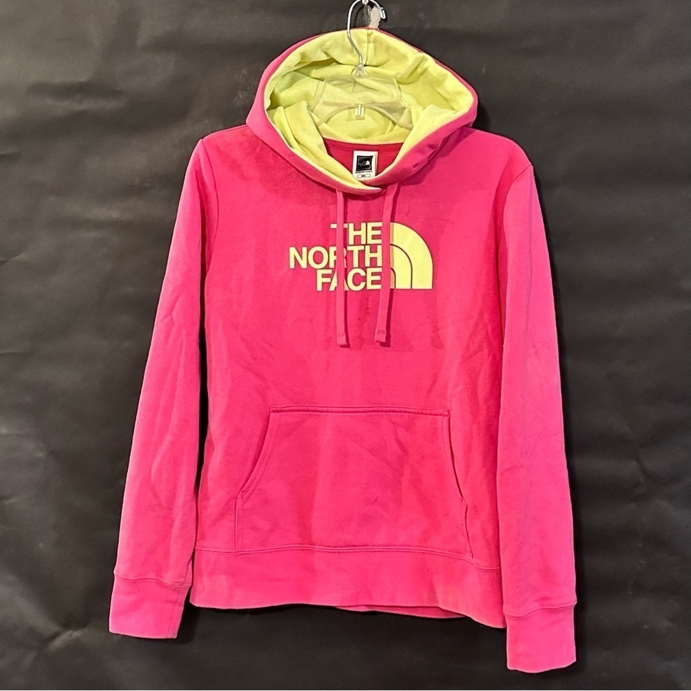 The North Face Pink Yellow Multicolor Hoodie